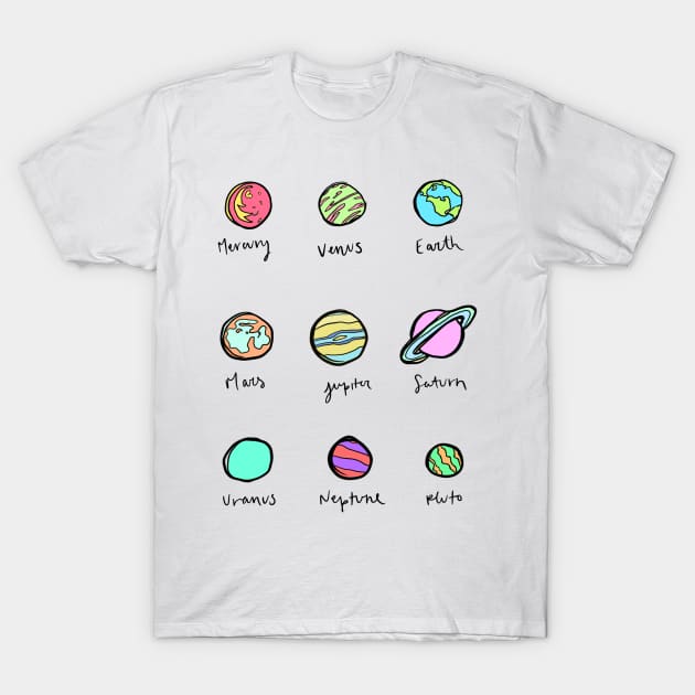 Planets Pack T-Shirt by notastranger